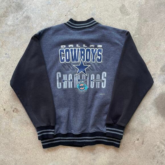 Vintage 1993 Dallas Cowboys NFC Champions Jacket Medium - Picture 1 of 6